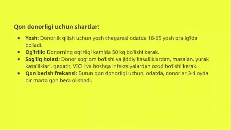 Donorlik asoslari 4