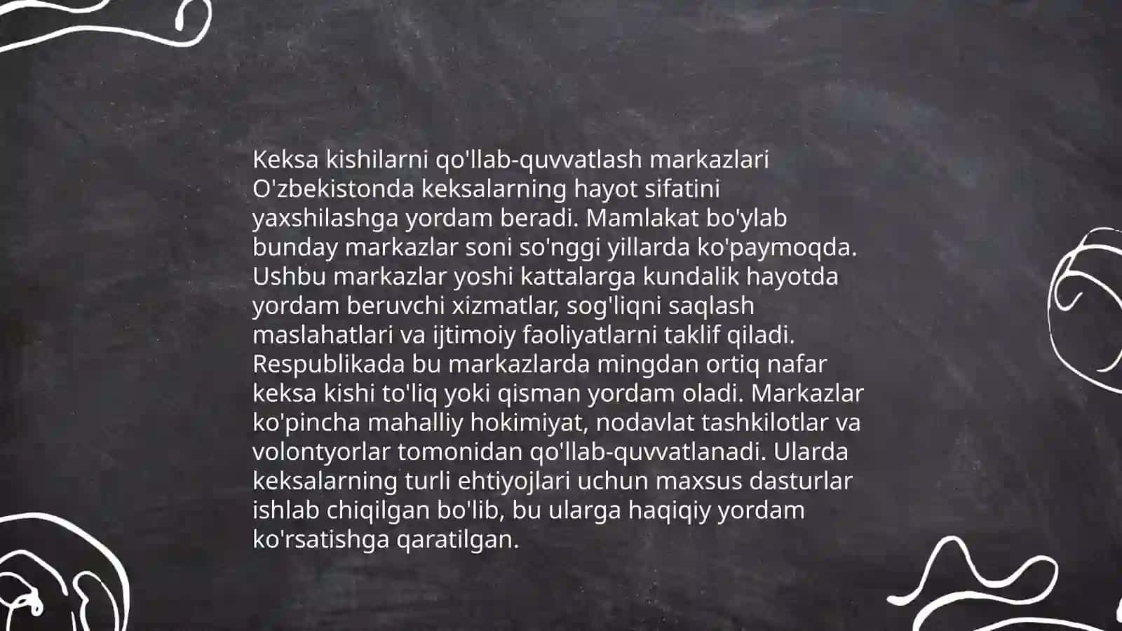 Keksa kishilarga ijtimoiy ish ko'rsatish 4