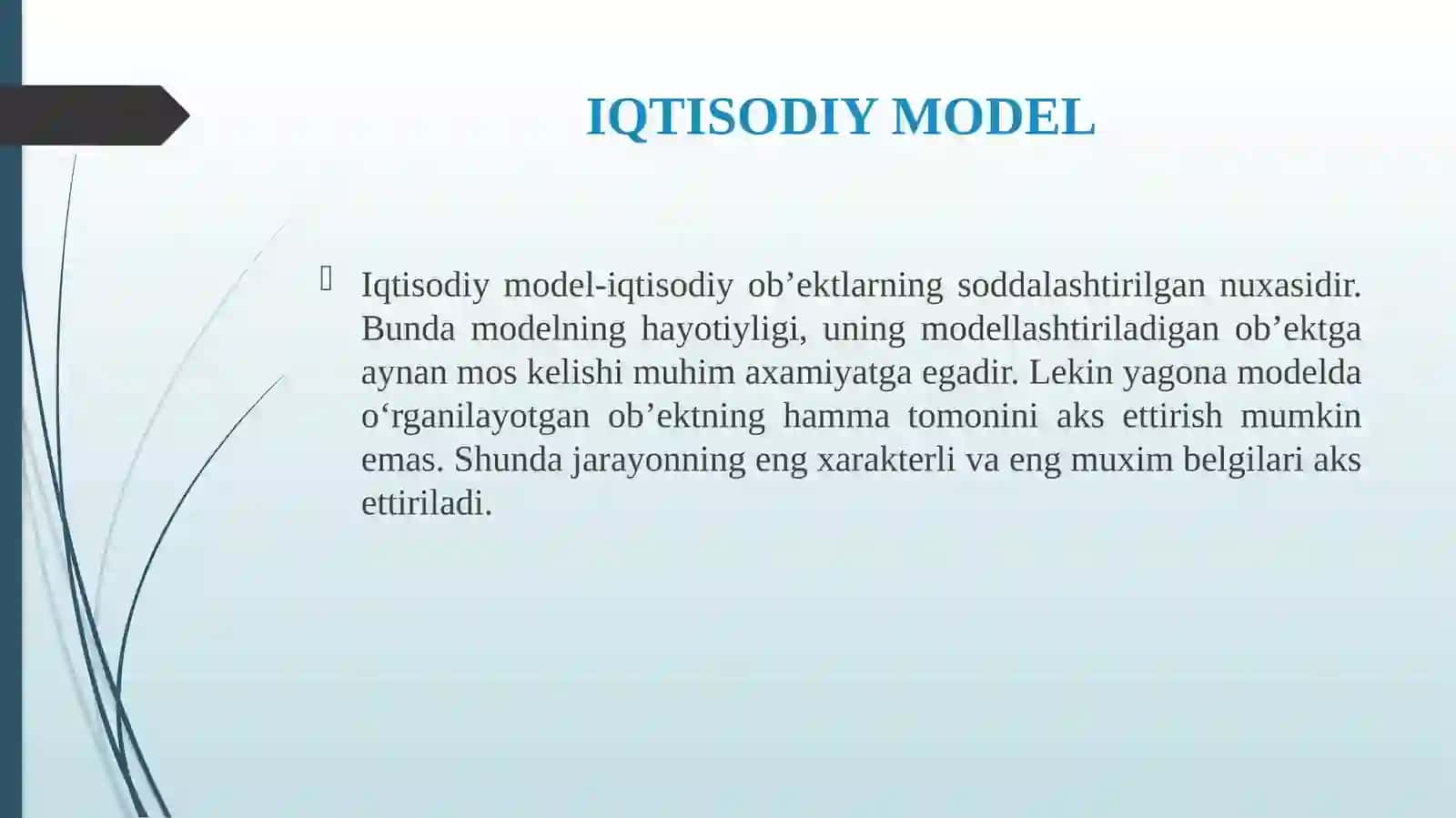 MAKROIQTISODIY PROGNOZLASH MODELLARI 4