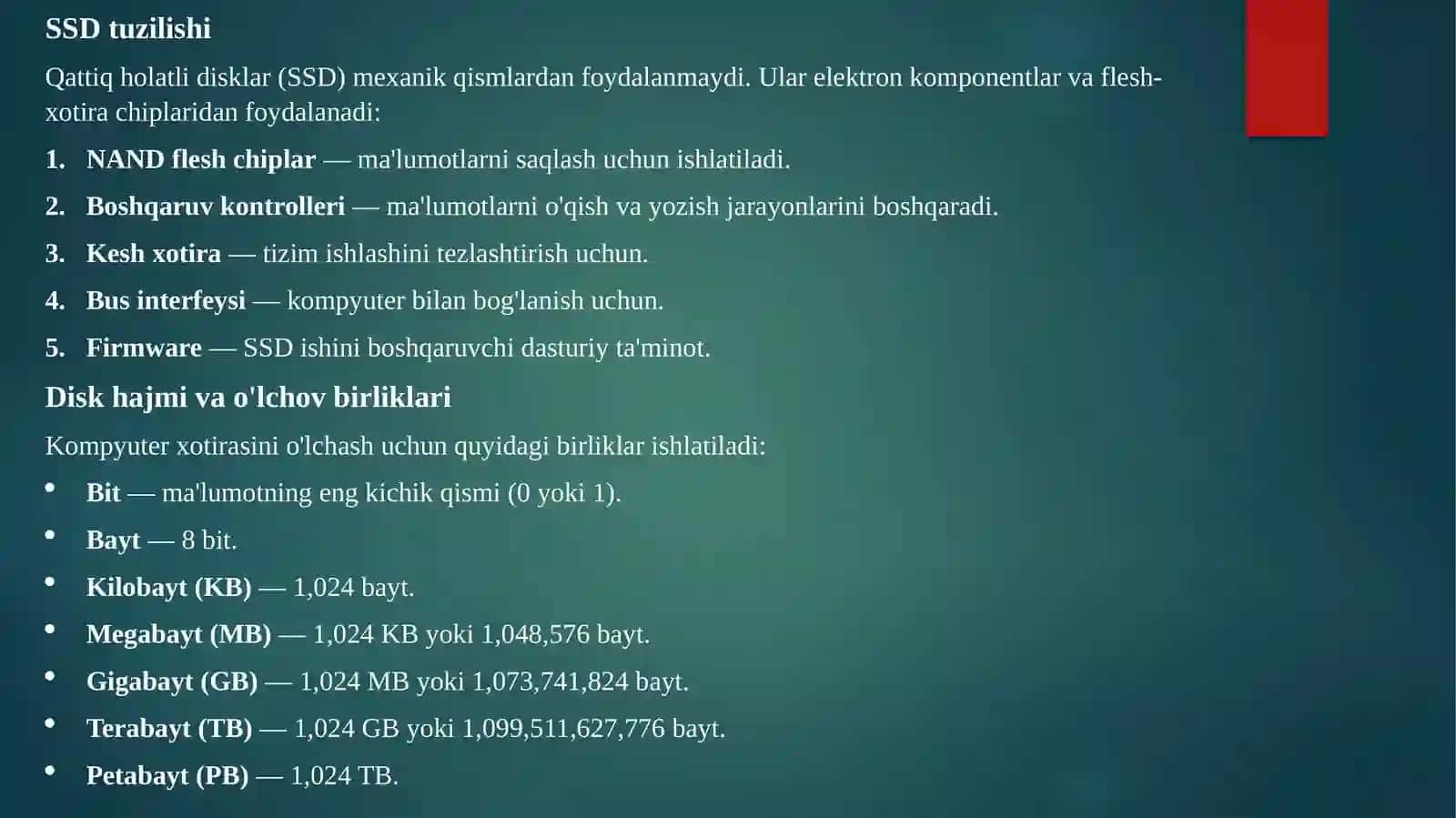 Disklar ni bo'limlash va formatlash 4