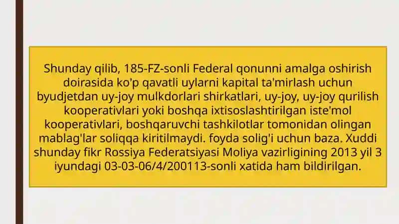 Maqsadli tushumlarga doir hisoblash ishlari audit 4