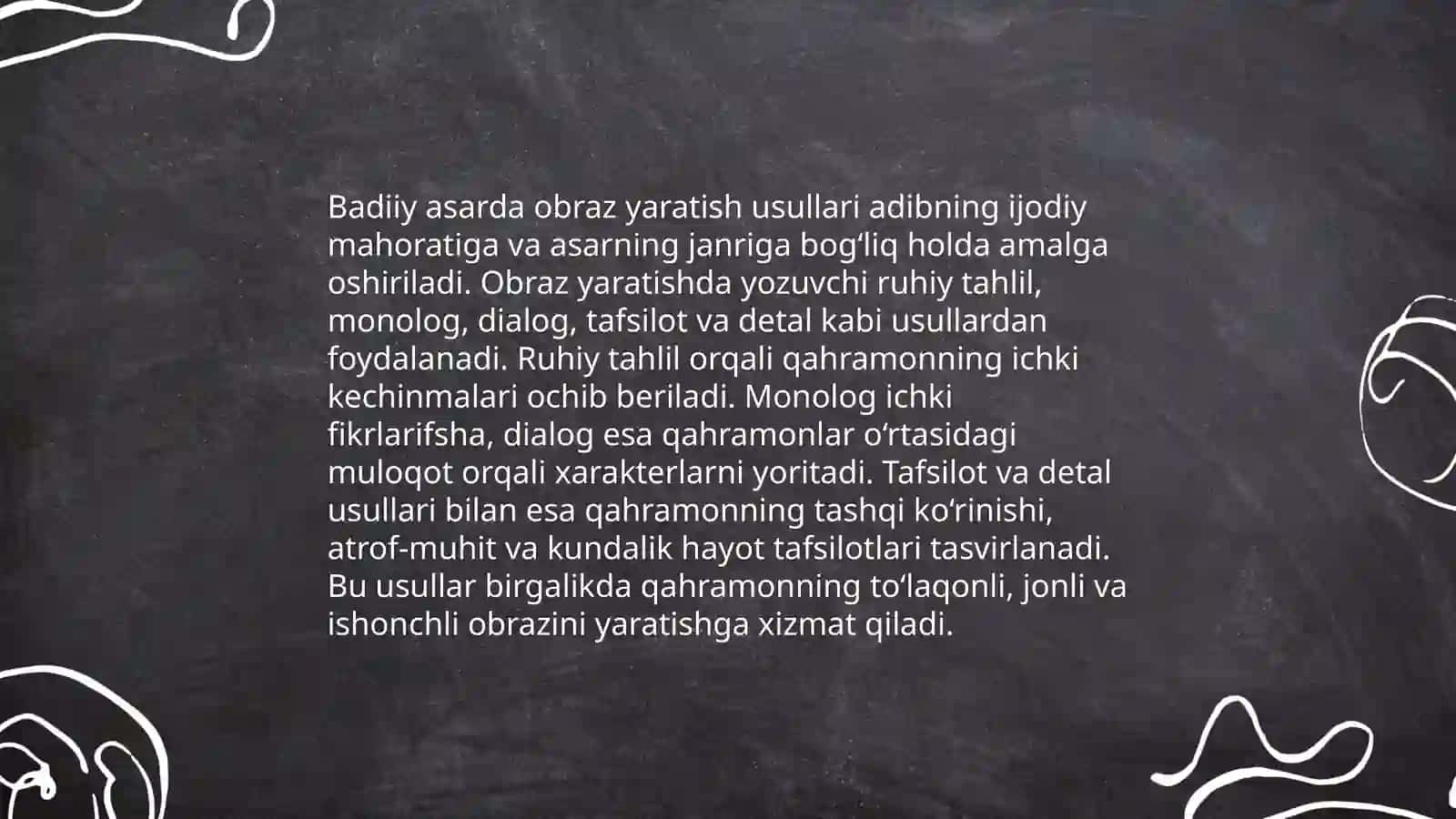 Badiiy asarda obraz 4