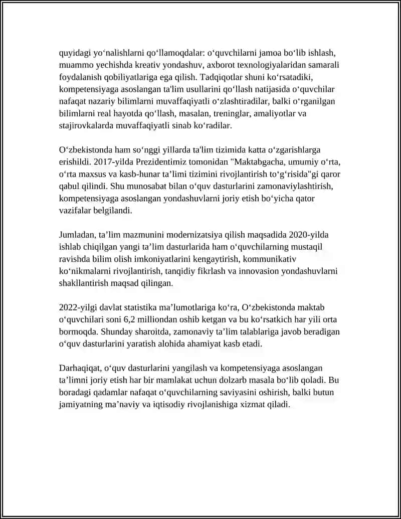 TA'LIM ISLOHOTLARI 2020-2025 4