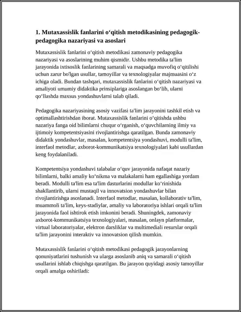BOLAJAK OQITUVCHILARNI PEDAGOGIK FAOLIYATGA TAYYORLASH 4