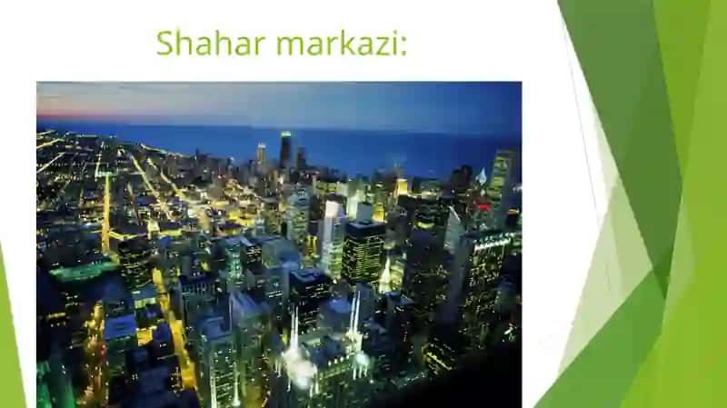 Shaharning rejaviy tuzilishi 4