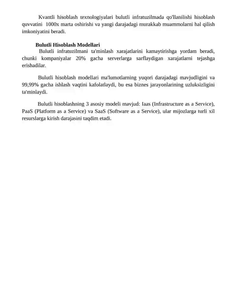 Bulutli Hisoblashning Asoslari 4