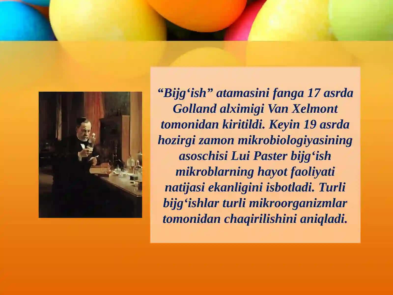 Bijg’ishning kimyoviy reaksiyalari 4