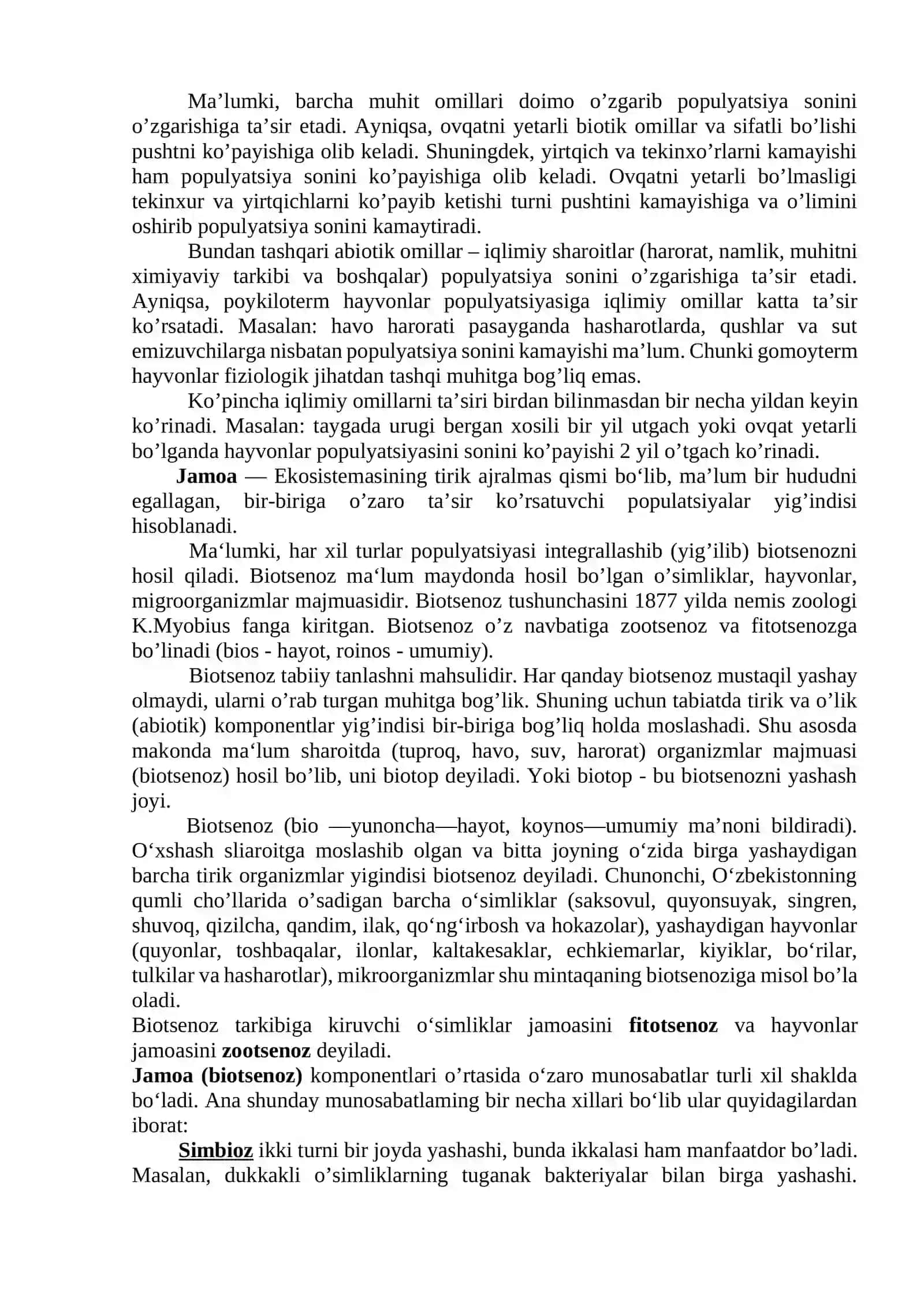 Populyatsiyalar ekologiyasi 4