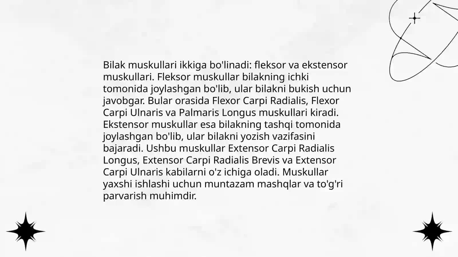 Bilak muskullari 4
