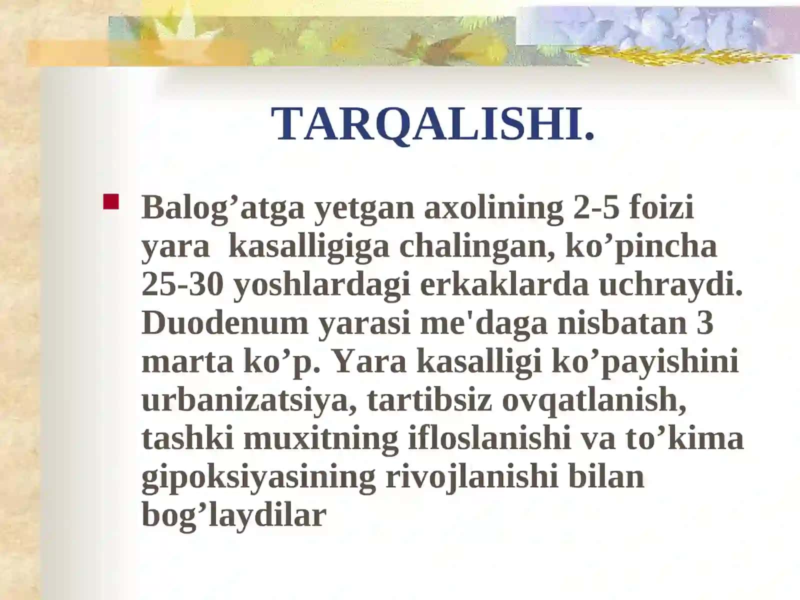 ME'DA VAO`NIKKI BARMOQLIICHAK YARAKASALLIGI 4