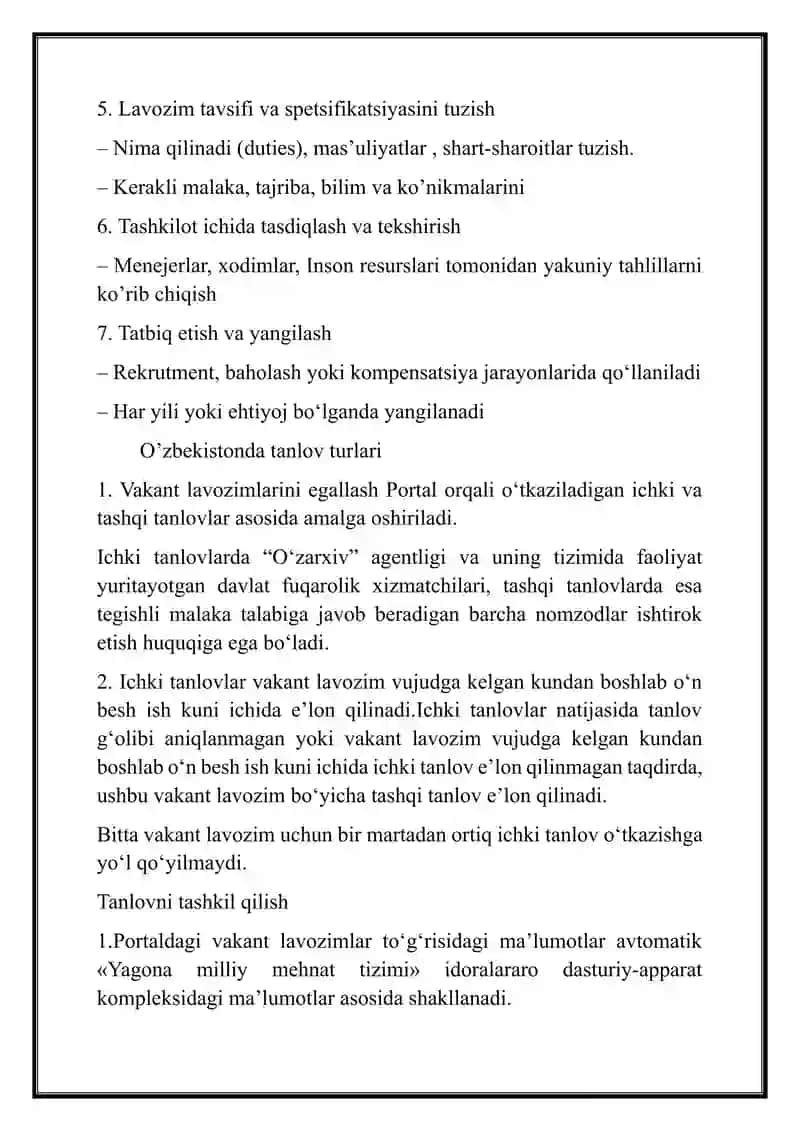 Ish o’rinlarini tahlil qilish va loyihalash yondashuvlari 4