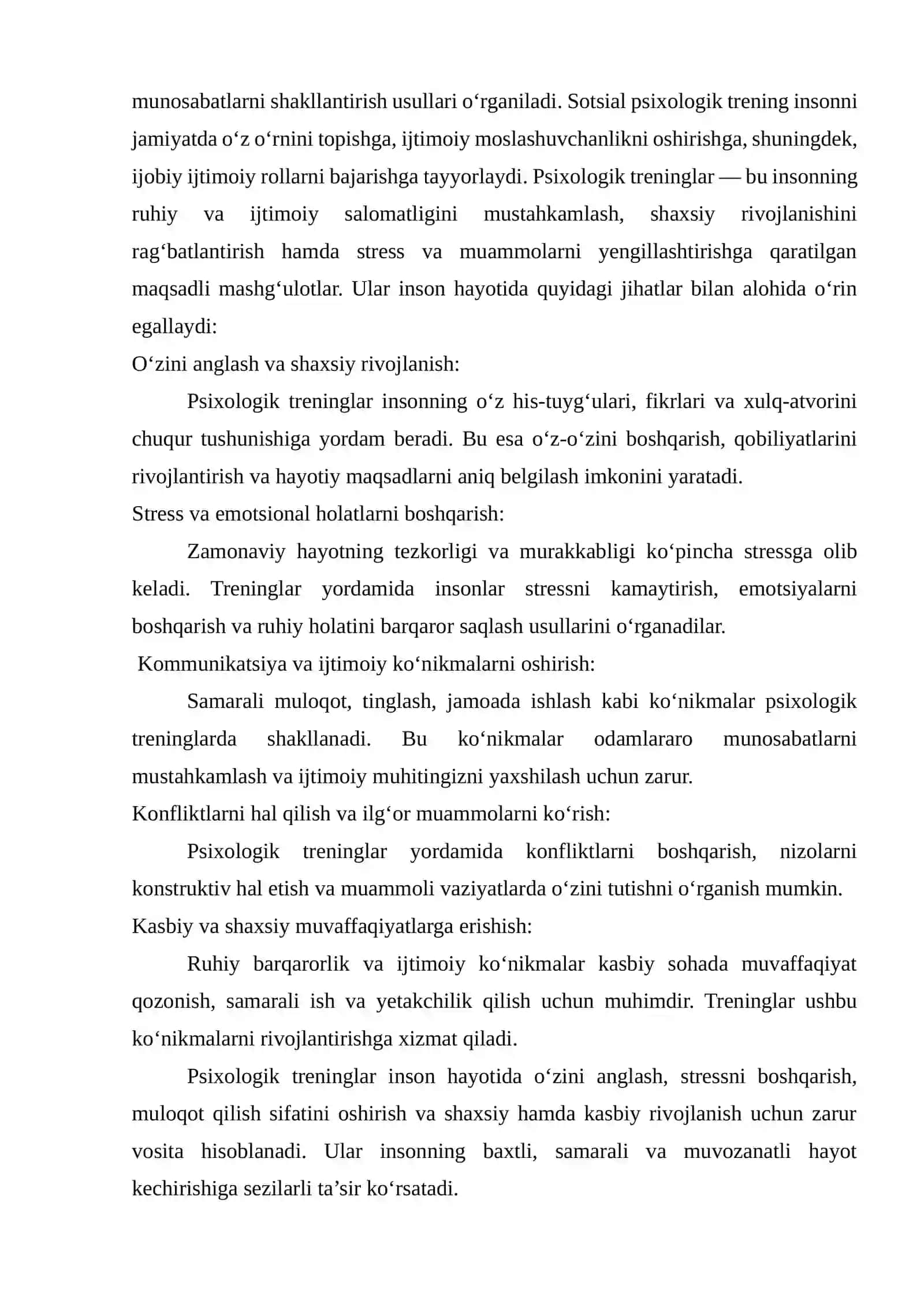 Psixologik trening asoslari 4