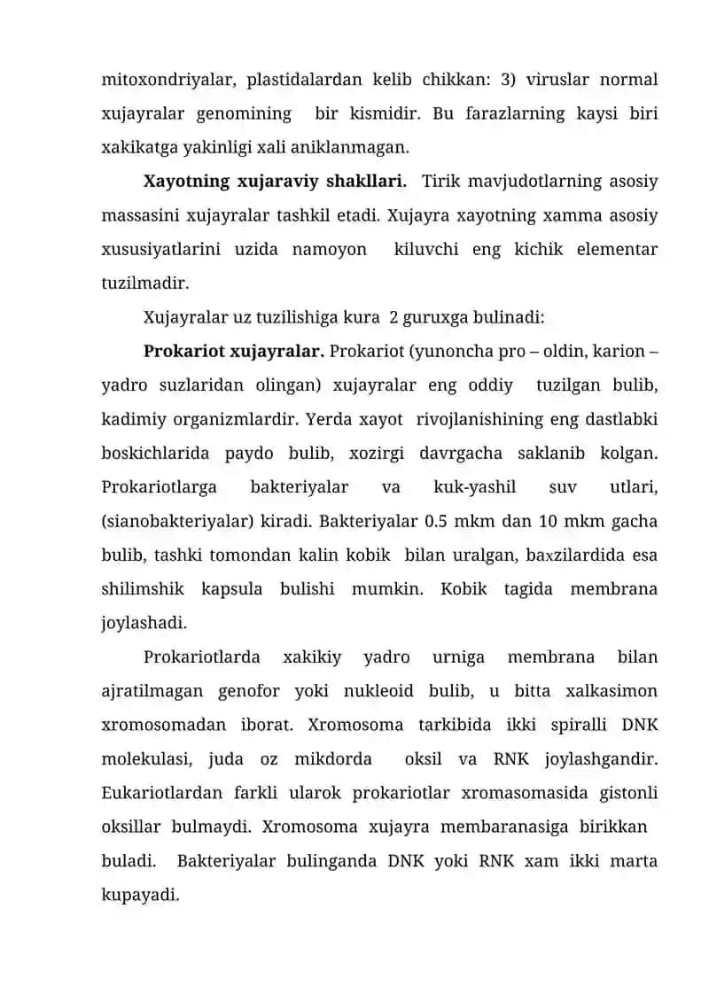 Prokariotlar va eukariotlar 4
