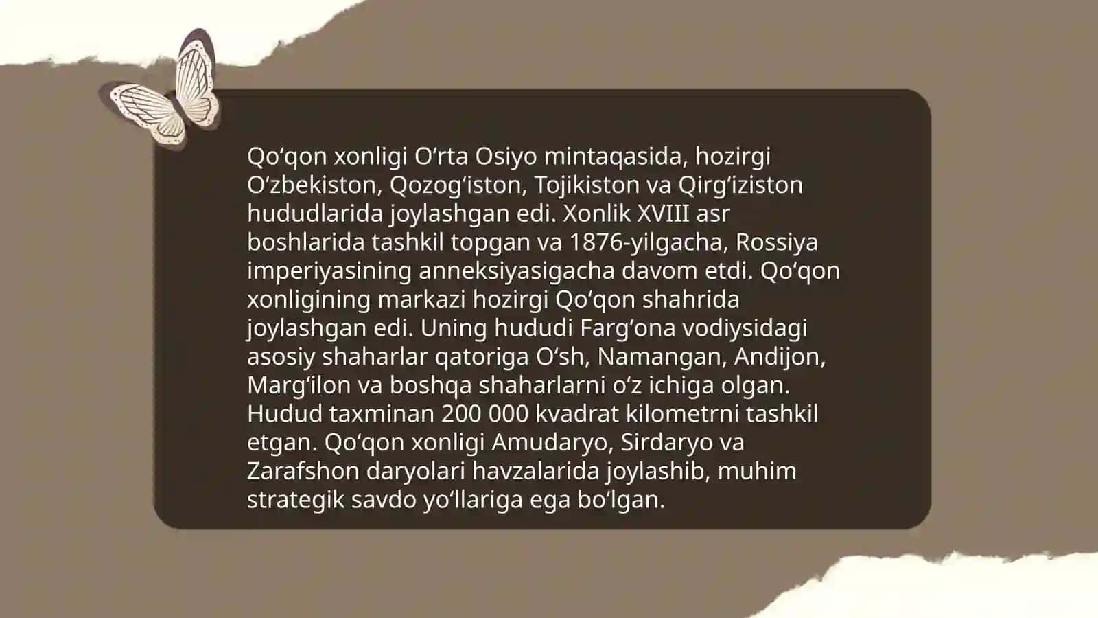 Qo‘qon xonligining tarixiy geografiyasi 4
