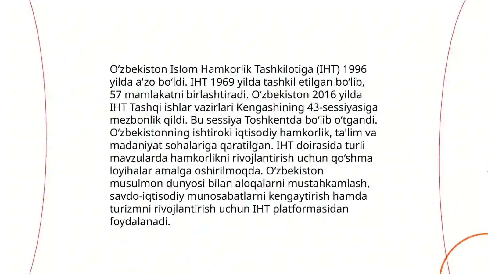 O‘zbekistonning halqaro tashkilotlar bilan aloqalari 4