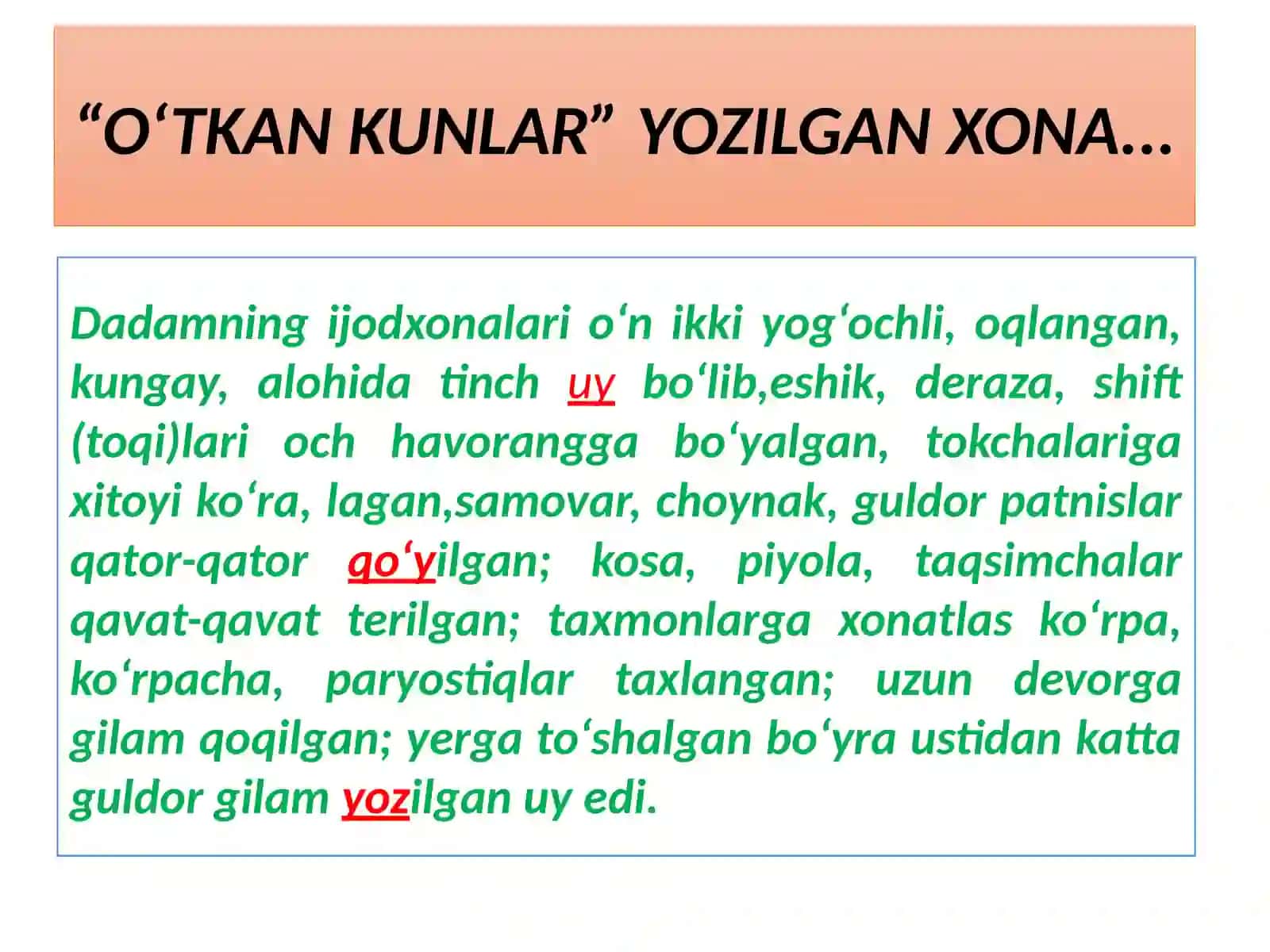Matn  tuzish 4