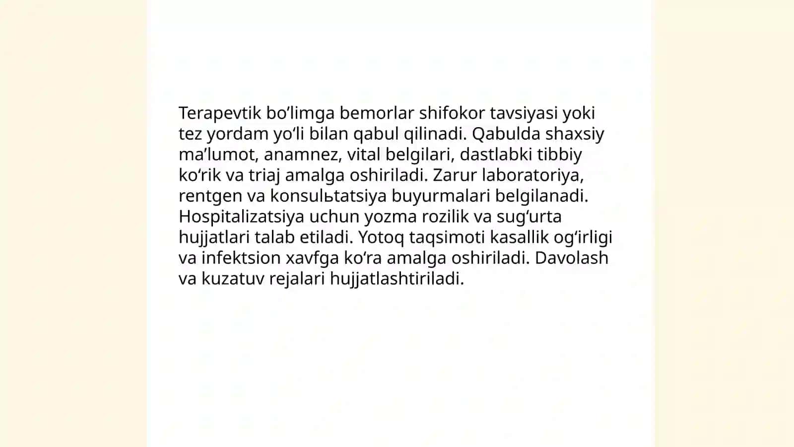 Terapevtik bo'lim 4