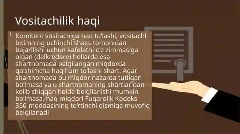 Vositachilik shartnomasi 4