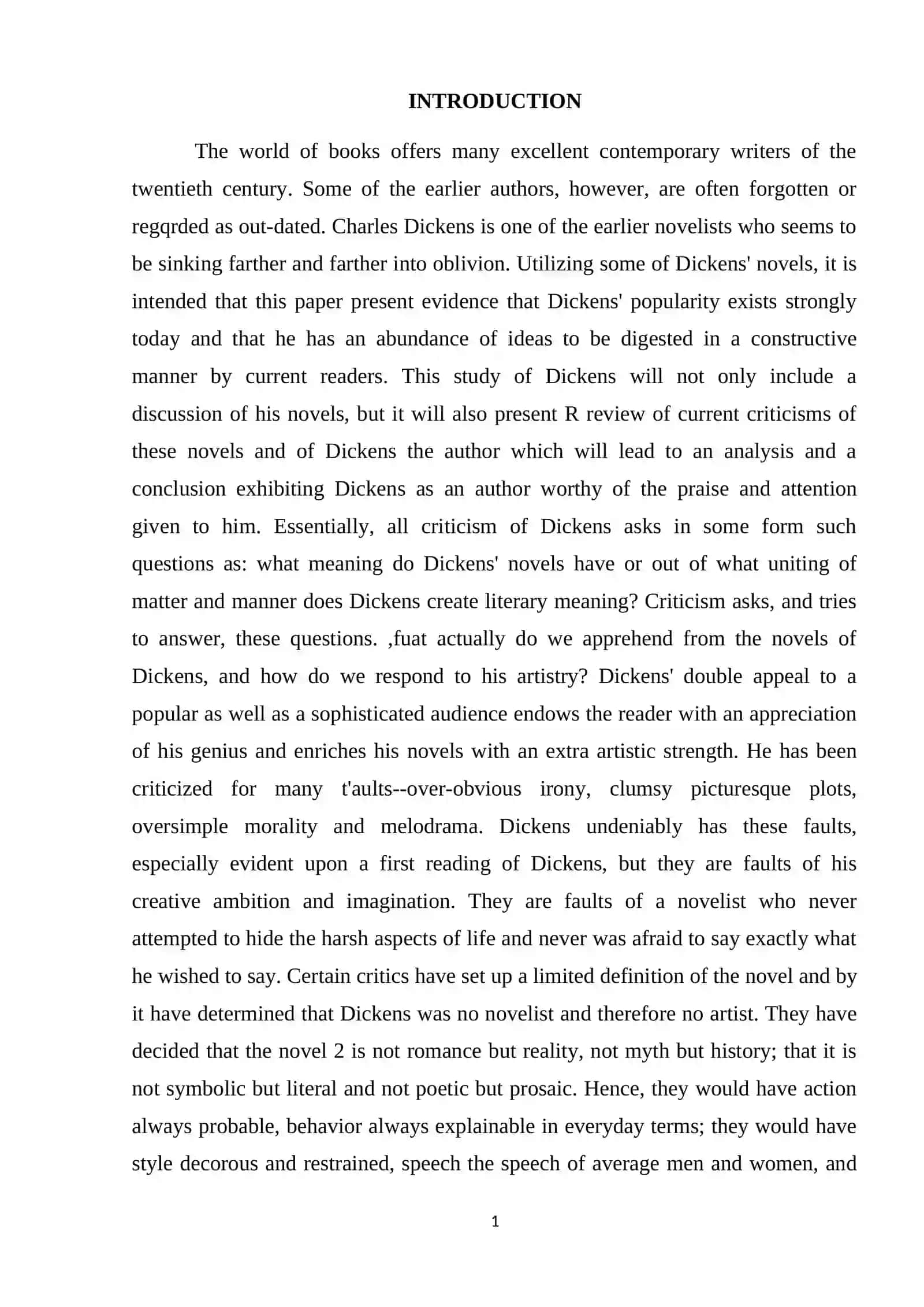 STYLISTICS FEATURES OF CHARLES DICKEN’S WORKS 4