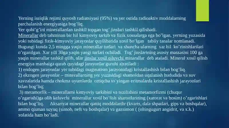 MUHANDISLIK GEOLOGIYASI VA GRUNTLAR MEXANIKASI 4
