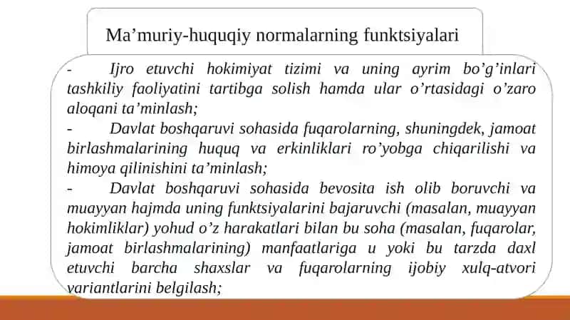 Ma’muriy huquqiy munosabatlar 4