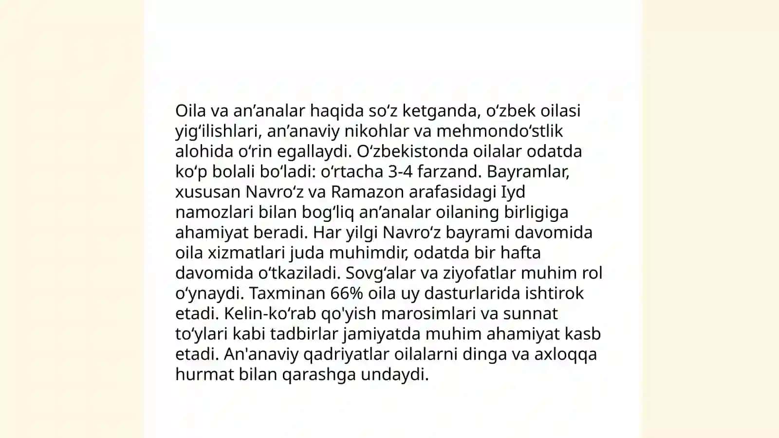 Oilaning jamiyatdagi roli 4