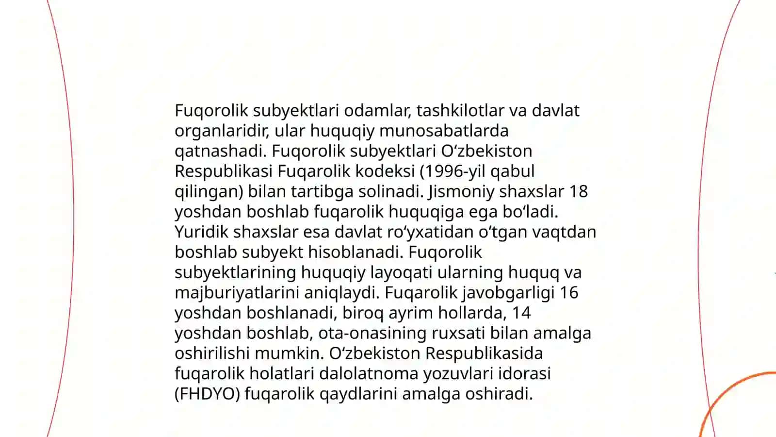 Fuqorolik huquqiy munosabatlar 4