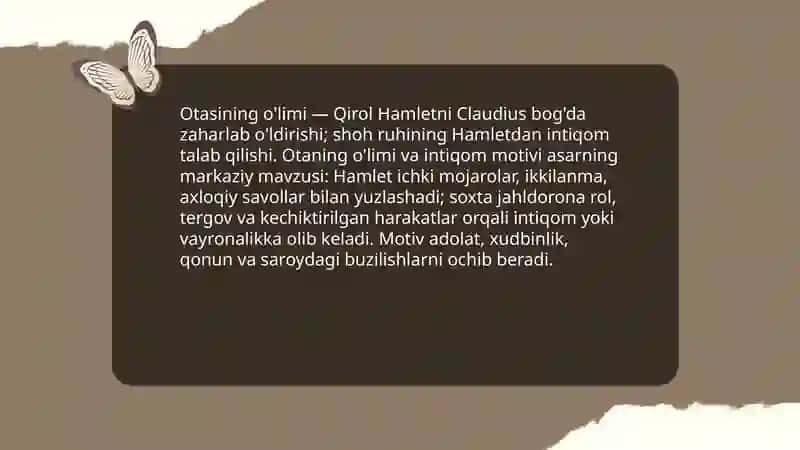 Shekisperning "Hamlet" tragediyasi 4