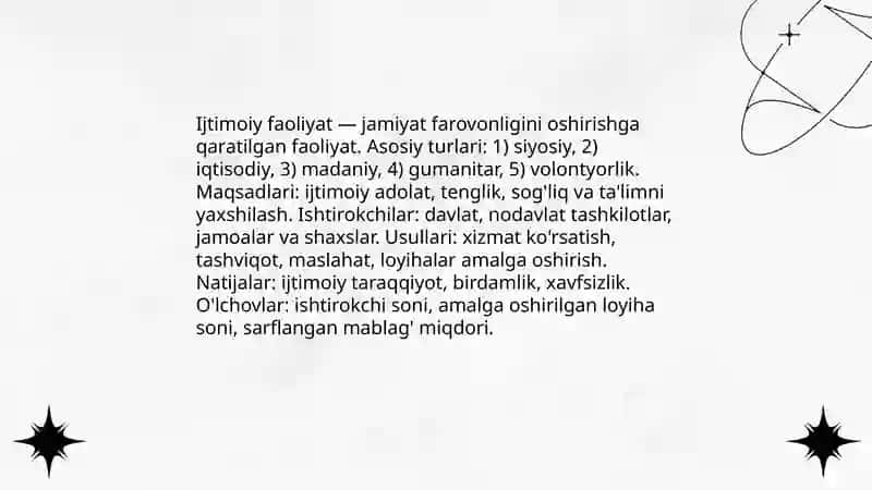 Kasbiy faoliyat 4