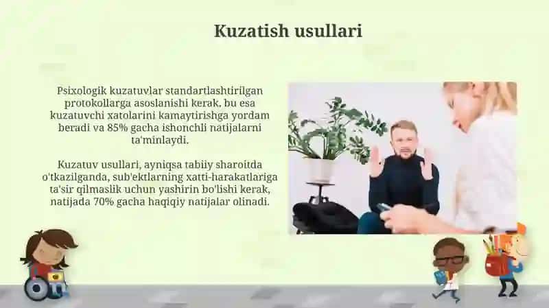 Maxsus psixologiya metodlari 4
