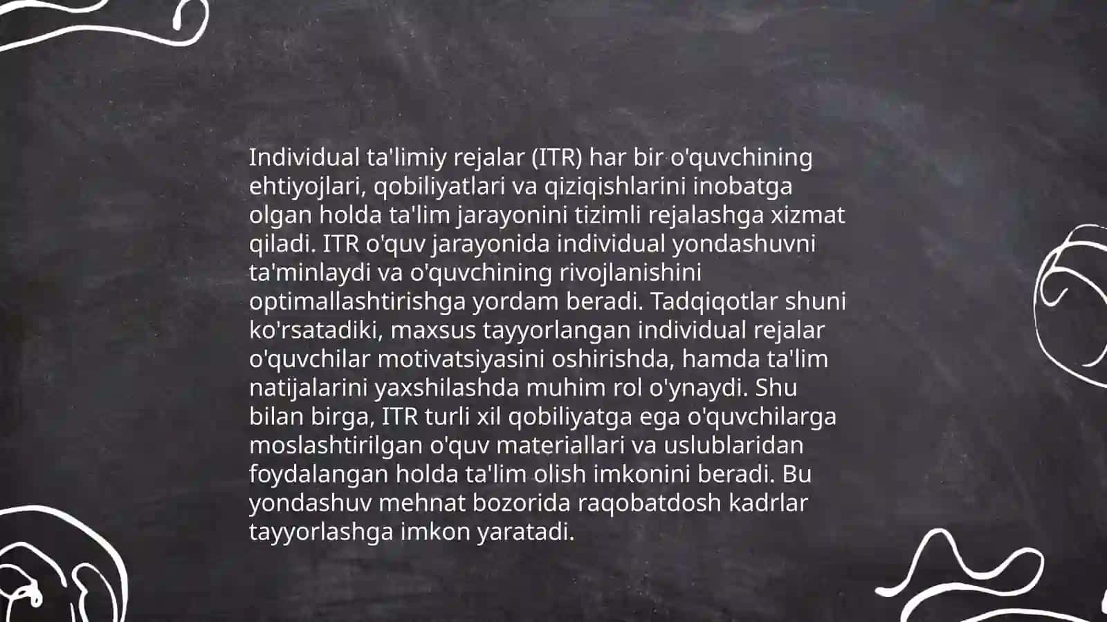 Taʼlimning universal dizayni va individual taʼlimiy reja 4