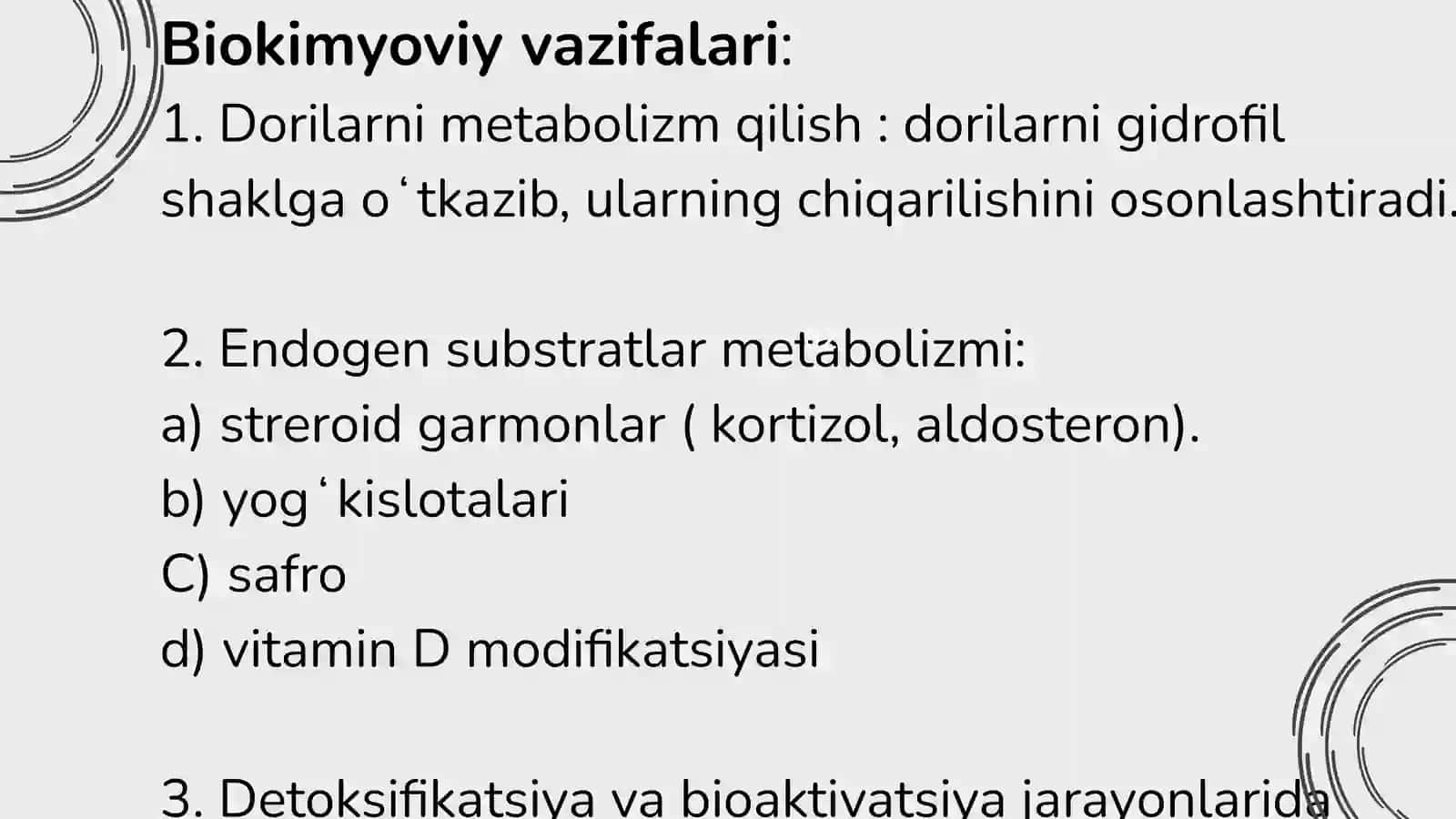 SITOXROM P450 INDUKTORLARI VA INGIBITORLARINI KLINIKADA QOʻLLANILISHI 4