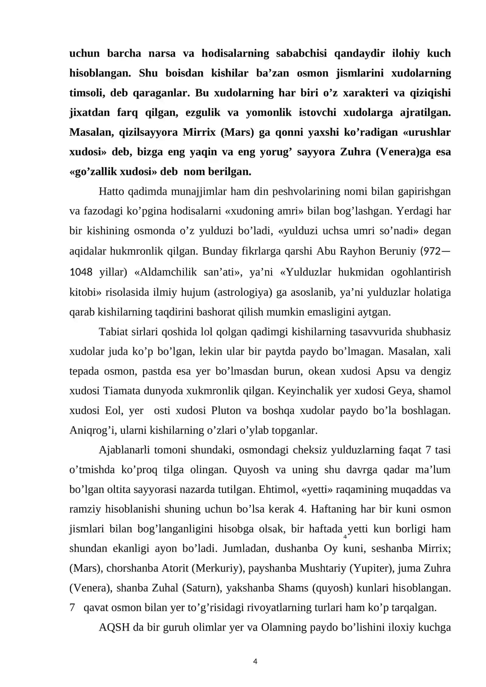 QUYOSH TIZIMIVA SAYYORALARNING UMUMIY TAVSIFI 4