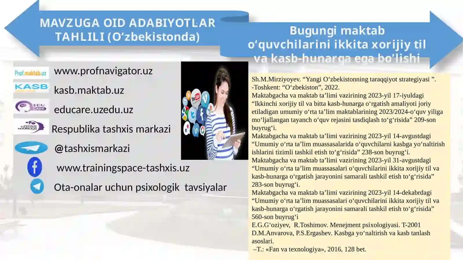 Maktabda oʻquvchi va oʻqituvchilar isamaradorligini oshirish 4
