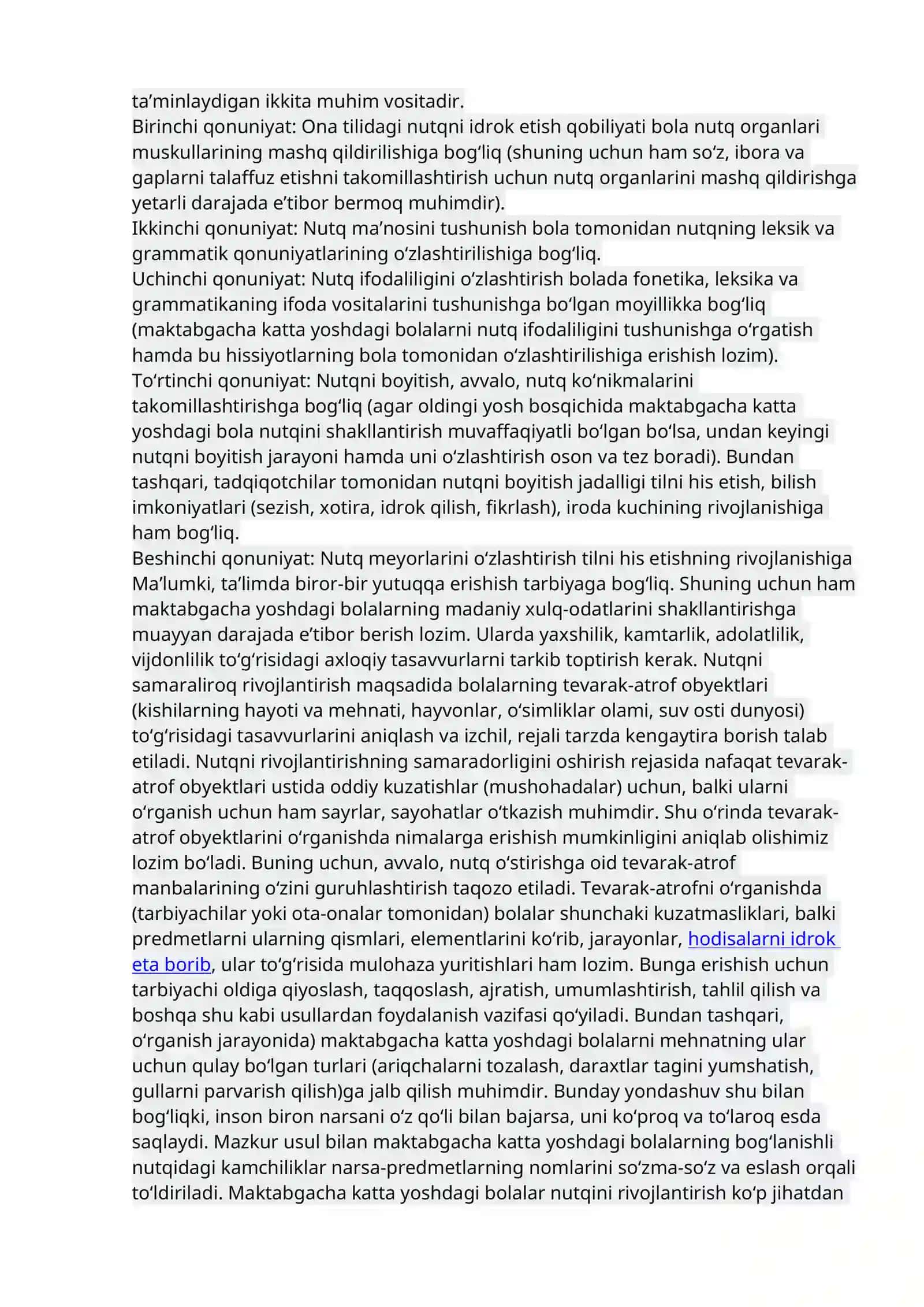 BOLALAR NUTQINI GRAMATIK JIHATDAN TO'G'RI O'STIRISH METODIKASI 4