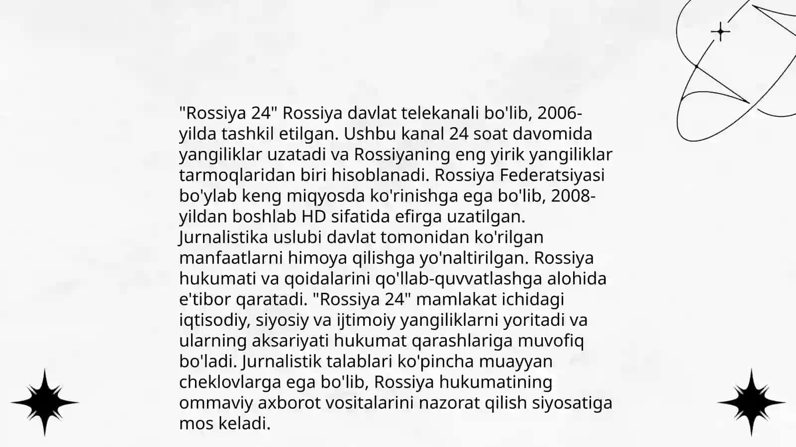 Rossiya24 telekanali tahlili 4