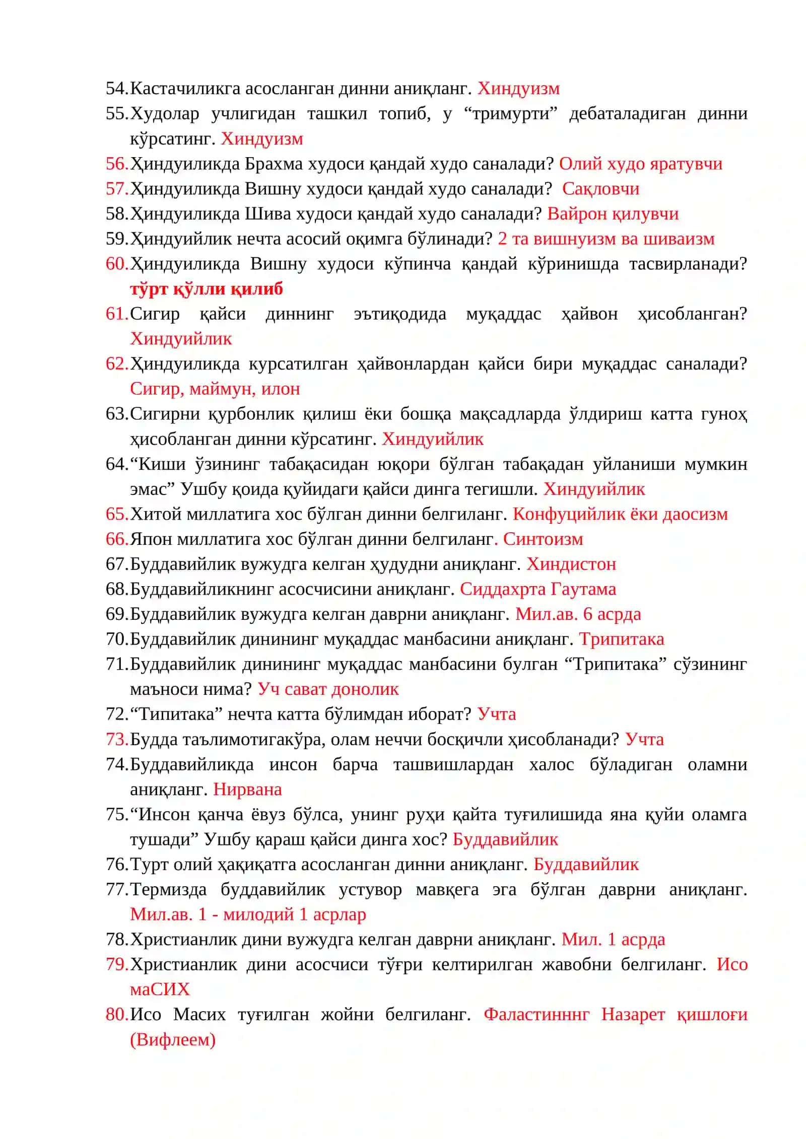 ДИНШУНОСЛИК ФАНИДАН 4