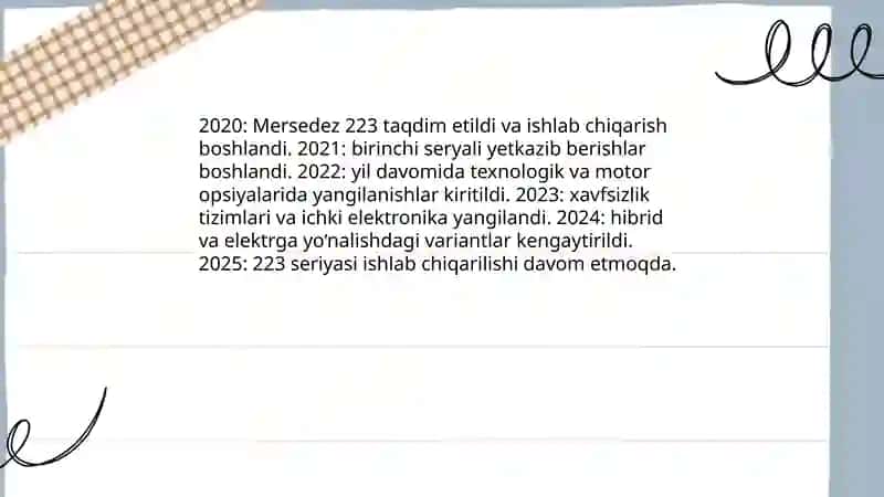 Mersedez 223 4