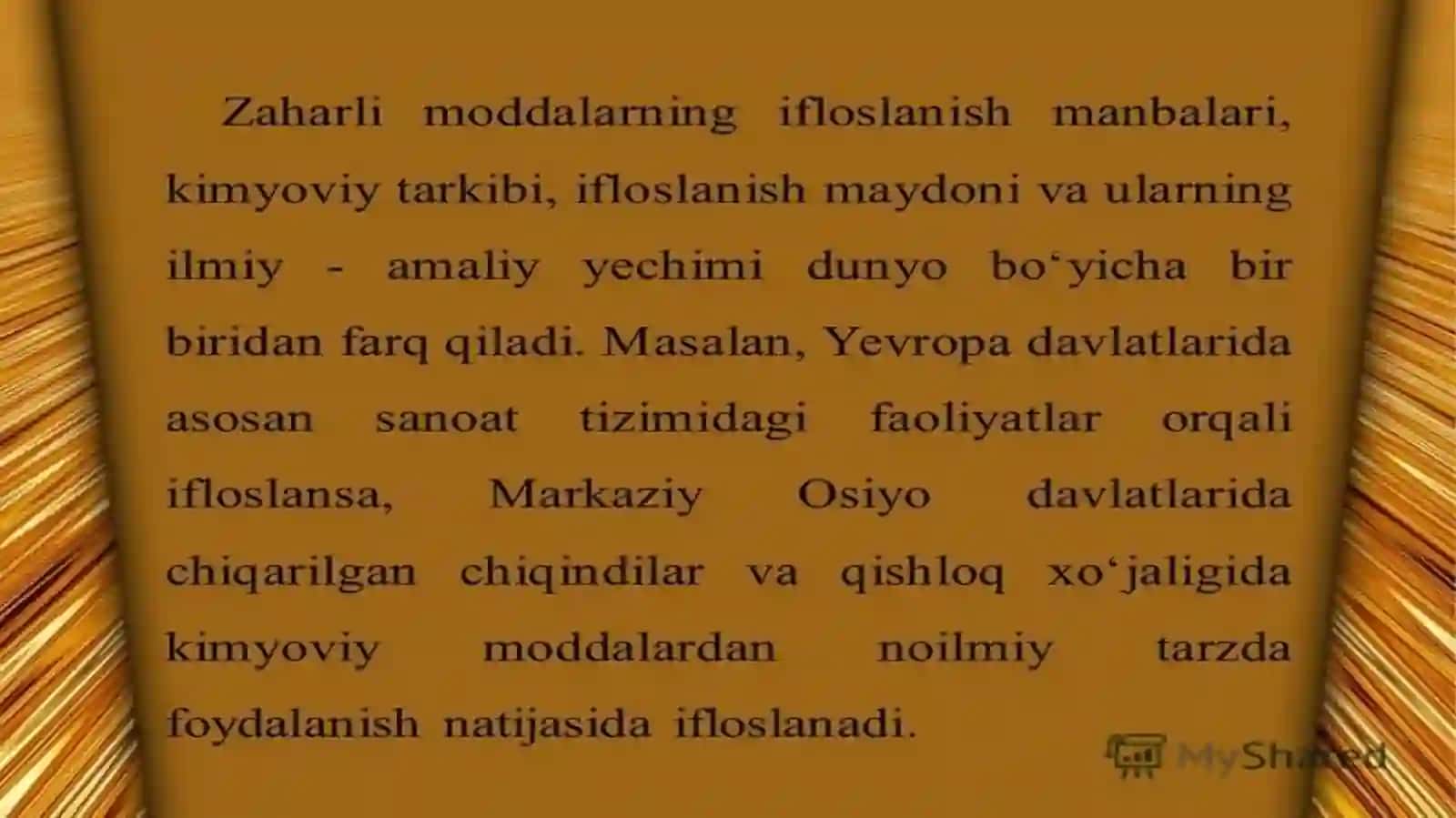 AGRONOMIYA YO`NALISHI MUSTAQIL ISHI 4