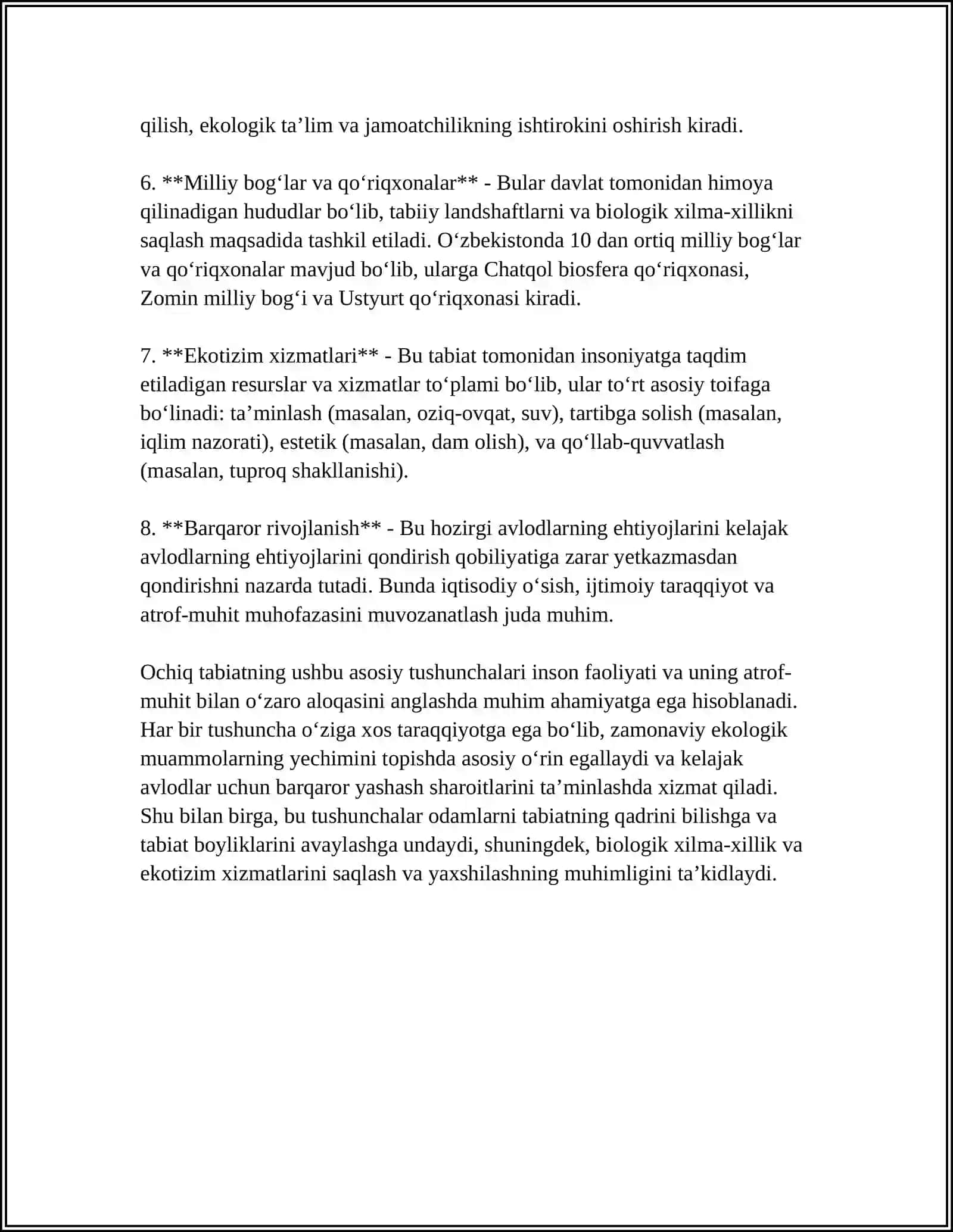 OCHIQ TABIYAT 4