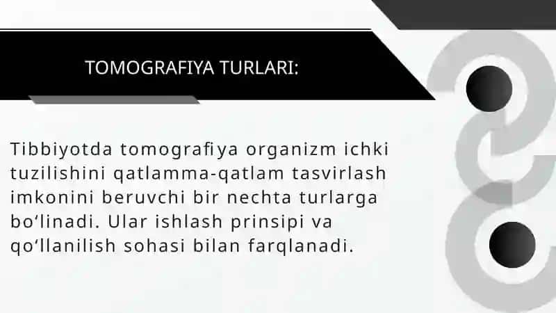TIBBIY TOMOGRAFIYA APPARATLARINING ISHLASH PRINSIPI 4