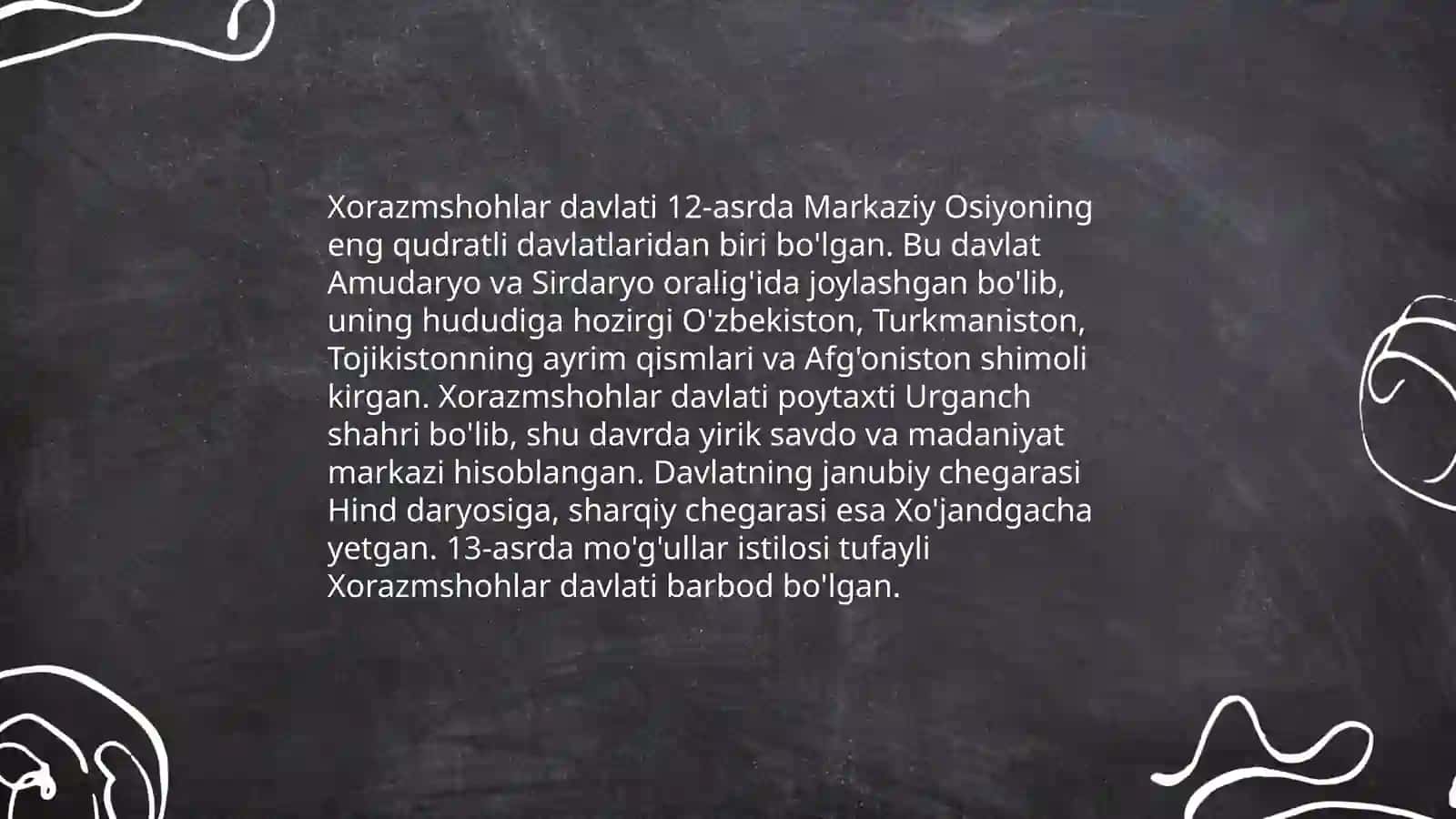 Xorazmshohlar Davlatining Tashkil Topishi 4
