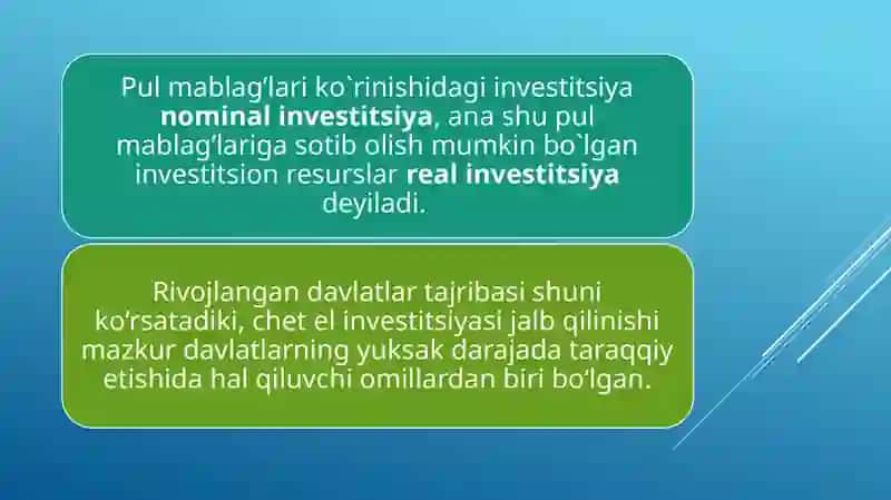 Davlatning investitsiya siyosati 4