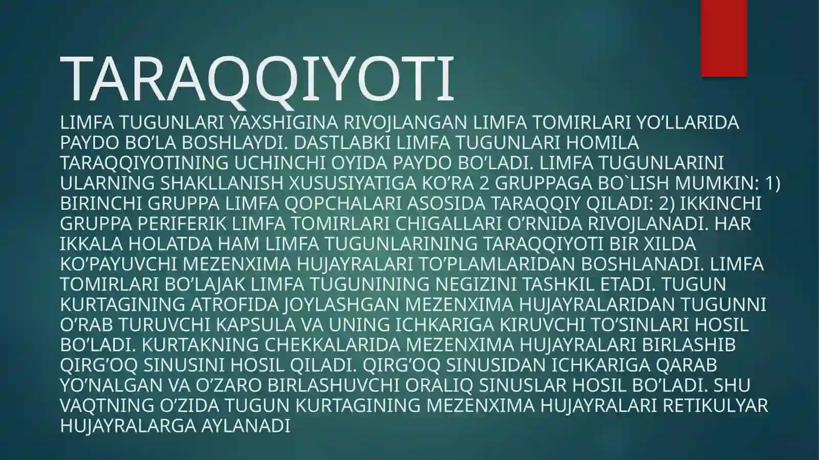Limfatugunlar va ularning tuzilish va qo'llanishi 4