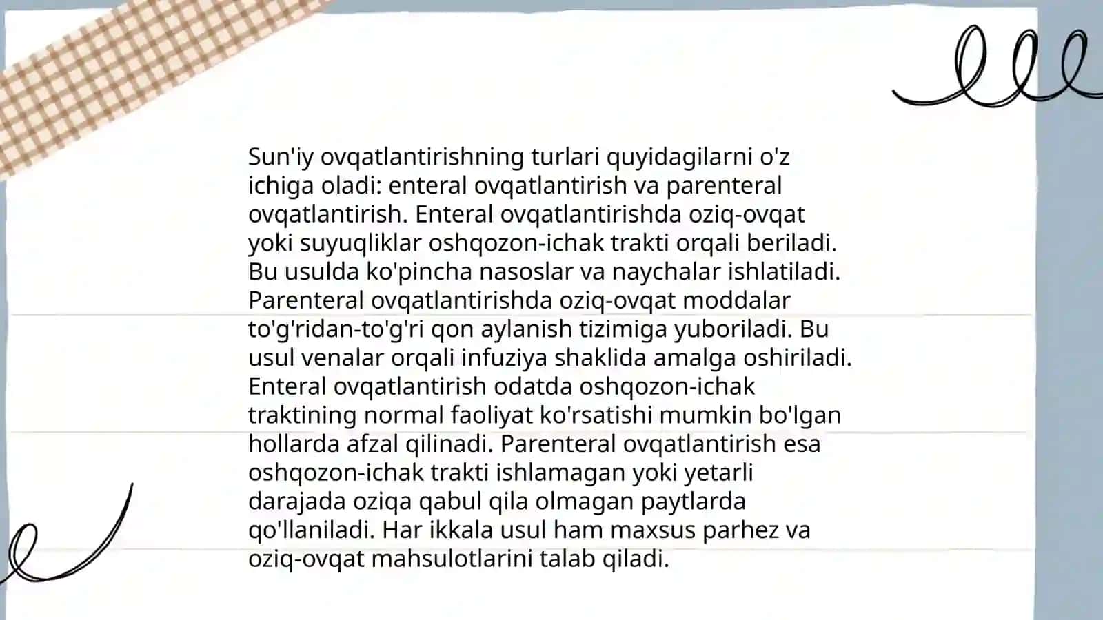 Sun'iy ovqatlantirish 4
