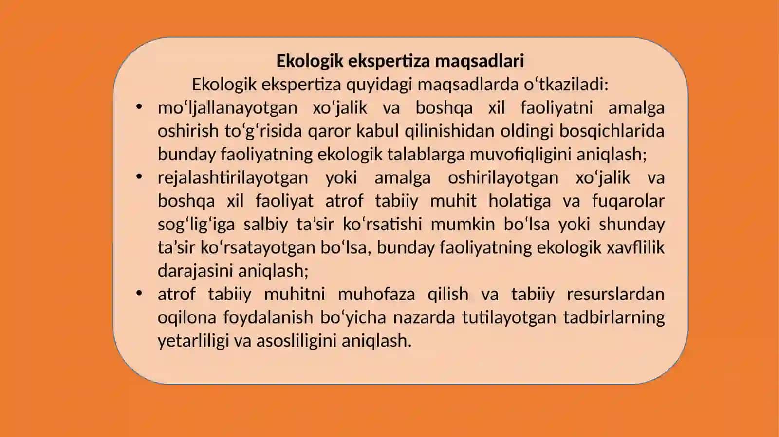 Ekologik ekspertiza 4
