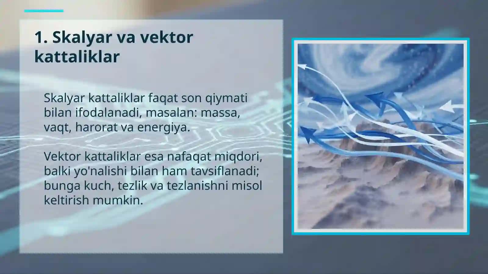 Fizik kattaliklar va ularni o'lchash 4