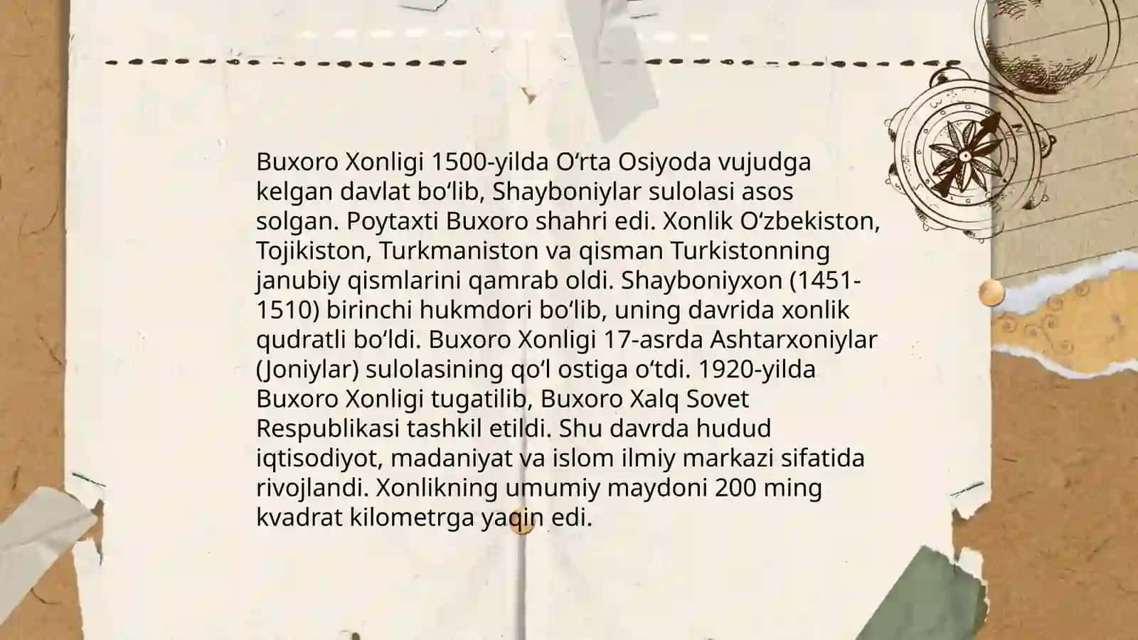O'zbek xonliklarini siyosiy xaritasi 4