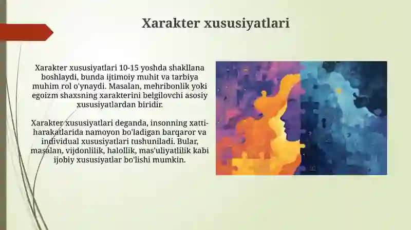 Temperamentning asosiy tipi mavjud 4