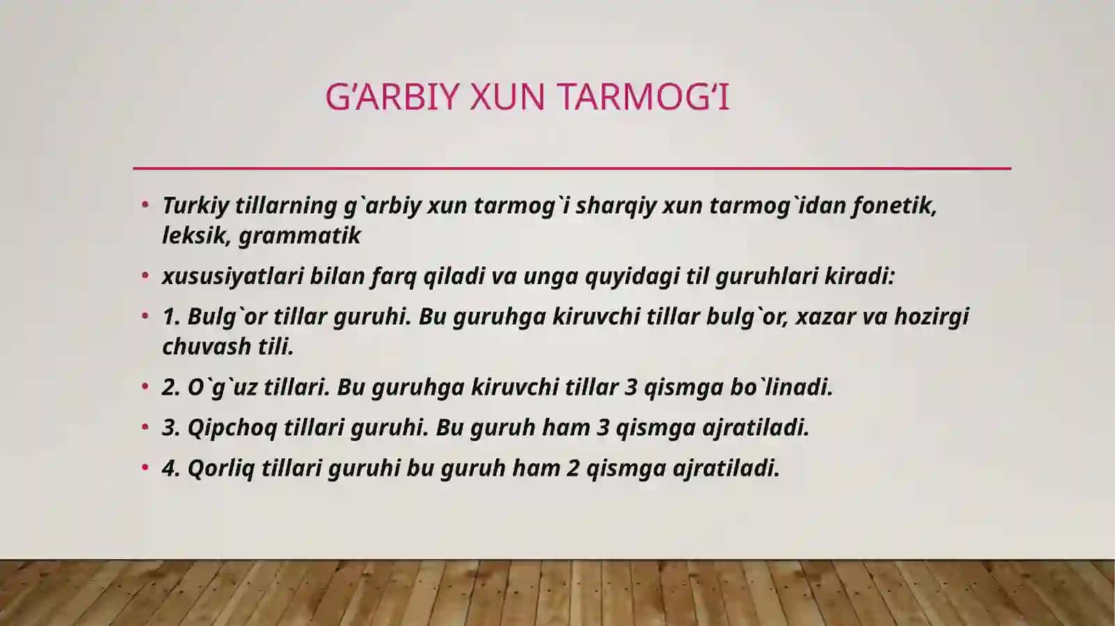 Baskakov Tasnifi 4